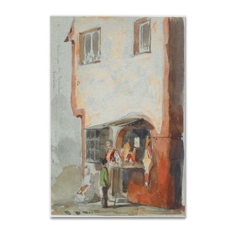 Trademark Fine Art Whistler 'The Butcher Shop' Canvas Art, 30x47 AA01215-C3047GG